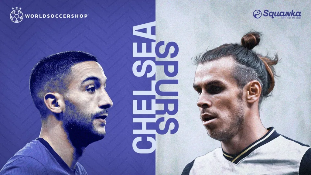 Chelsea against Tottenham fixture poster