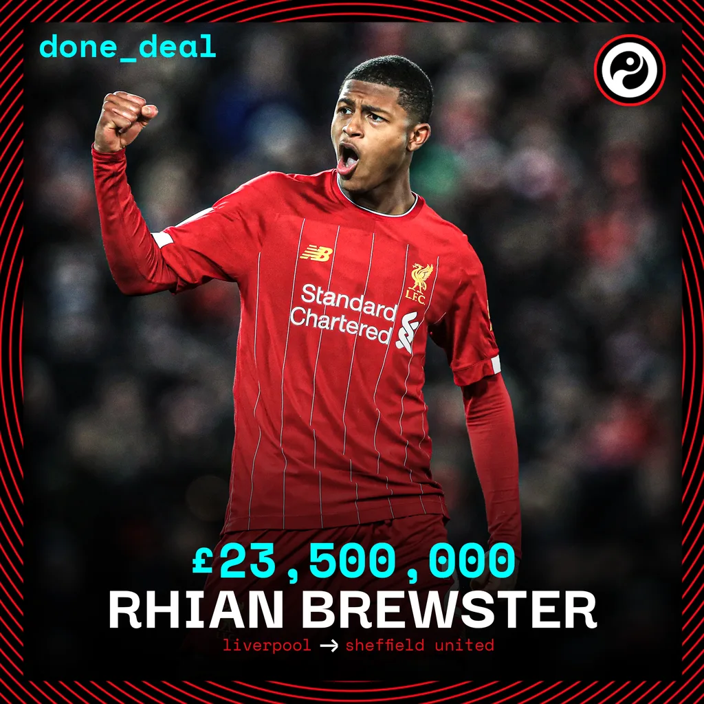 Transfer card for Rhian Brewster