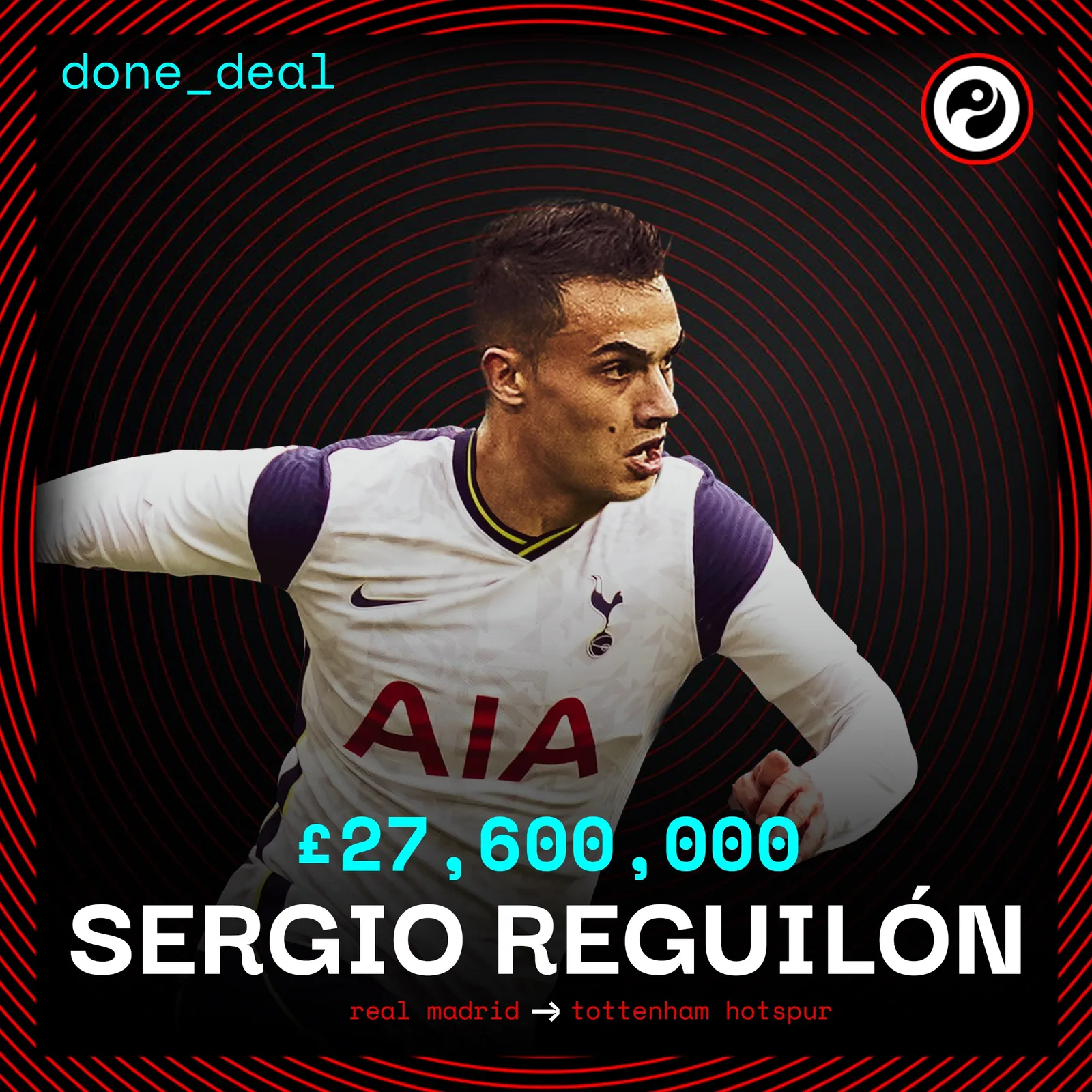 Transfer card for Sergio Reguilon