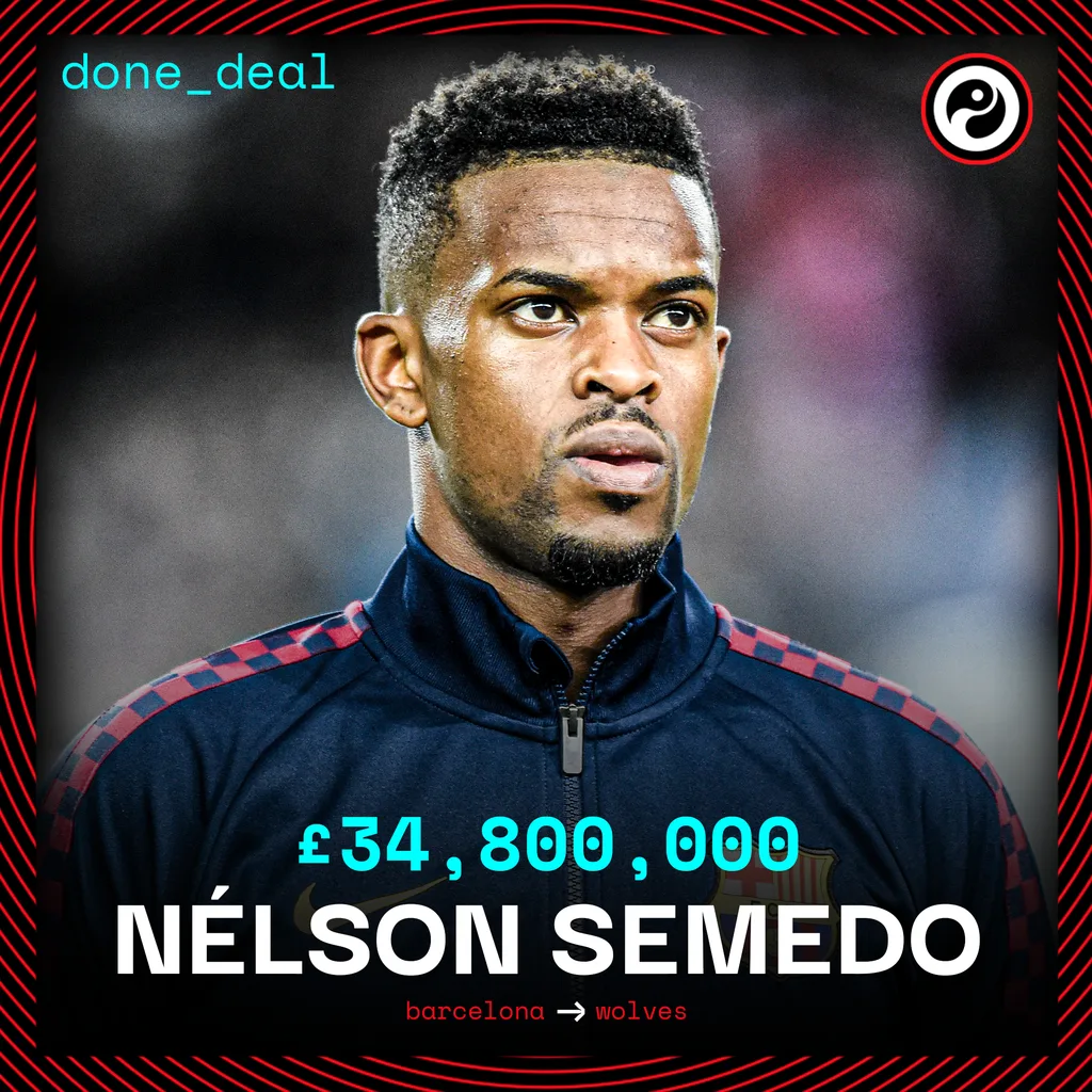 Transfer card for Nelson Semedo